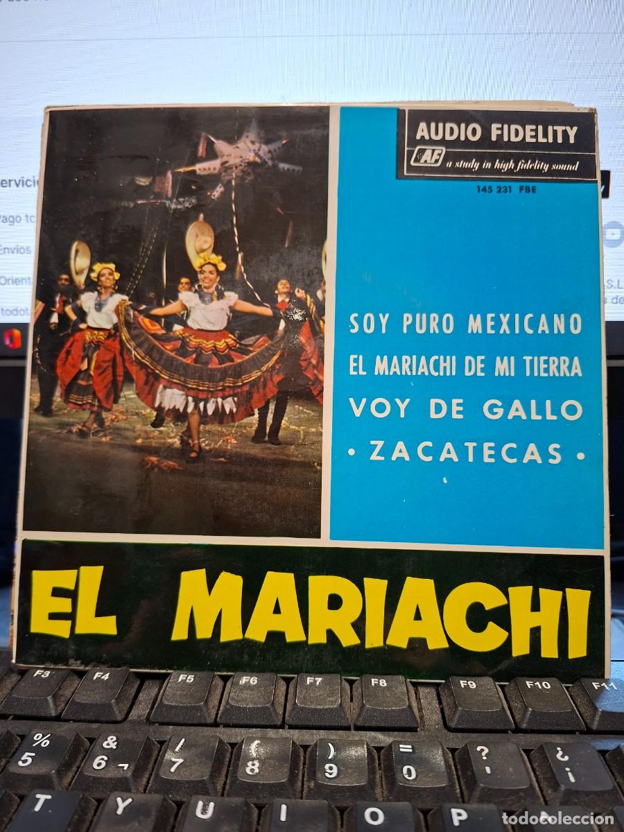 Discos de vinilo: MARIACHI NACIONAL ARCADIO ELIAS - SOY PURO MEXICANO - EP DE VINILO - C-63