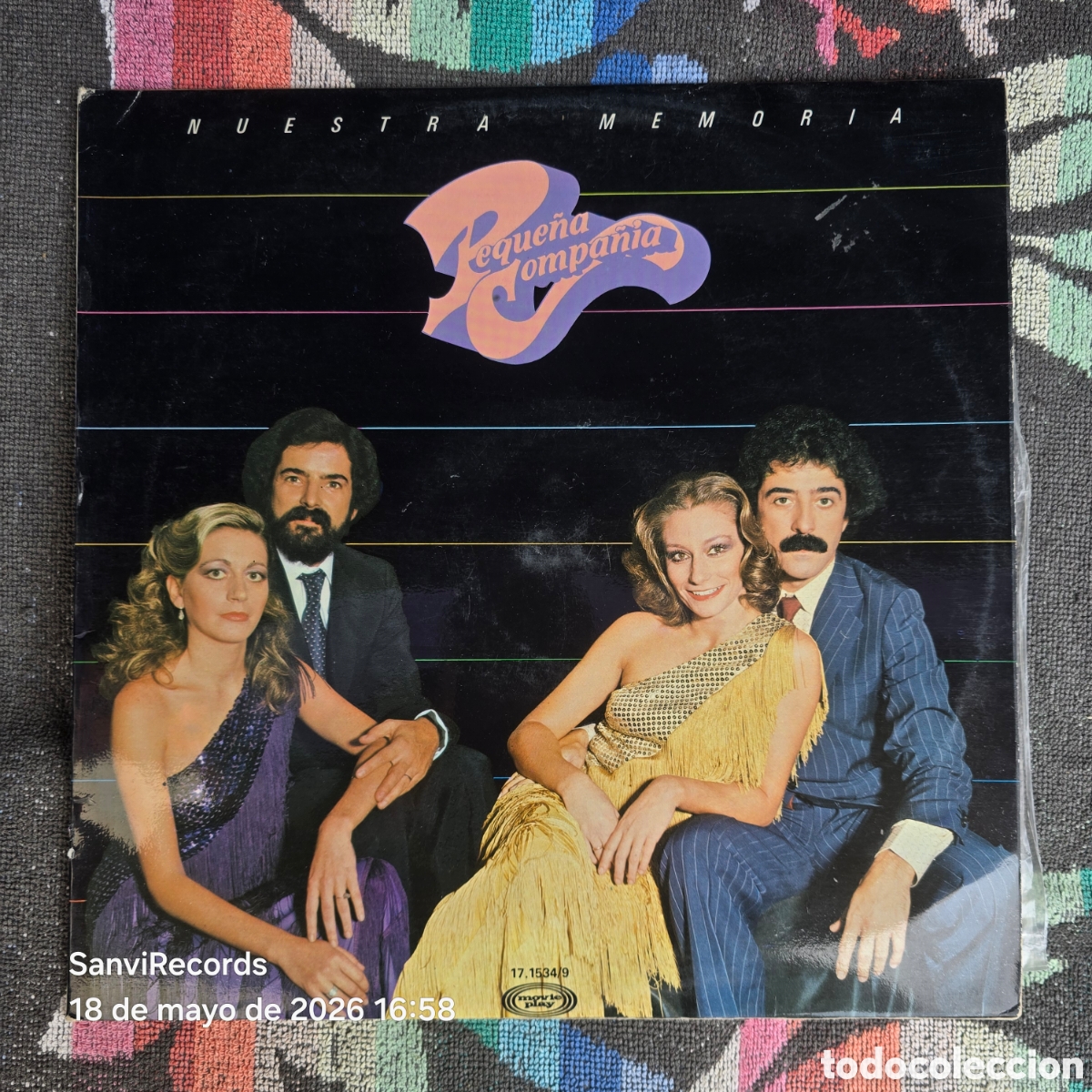 Discos de vinilo: [LP] PEQUE&Ntilde;A COMPA&Ntilde;IA: NUESTRA MEMORIA (MOVIEPLAY) (1979)