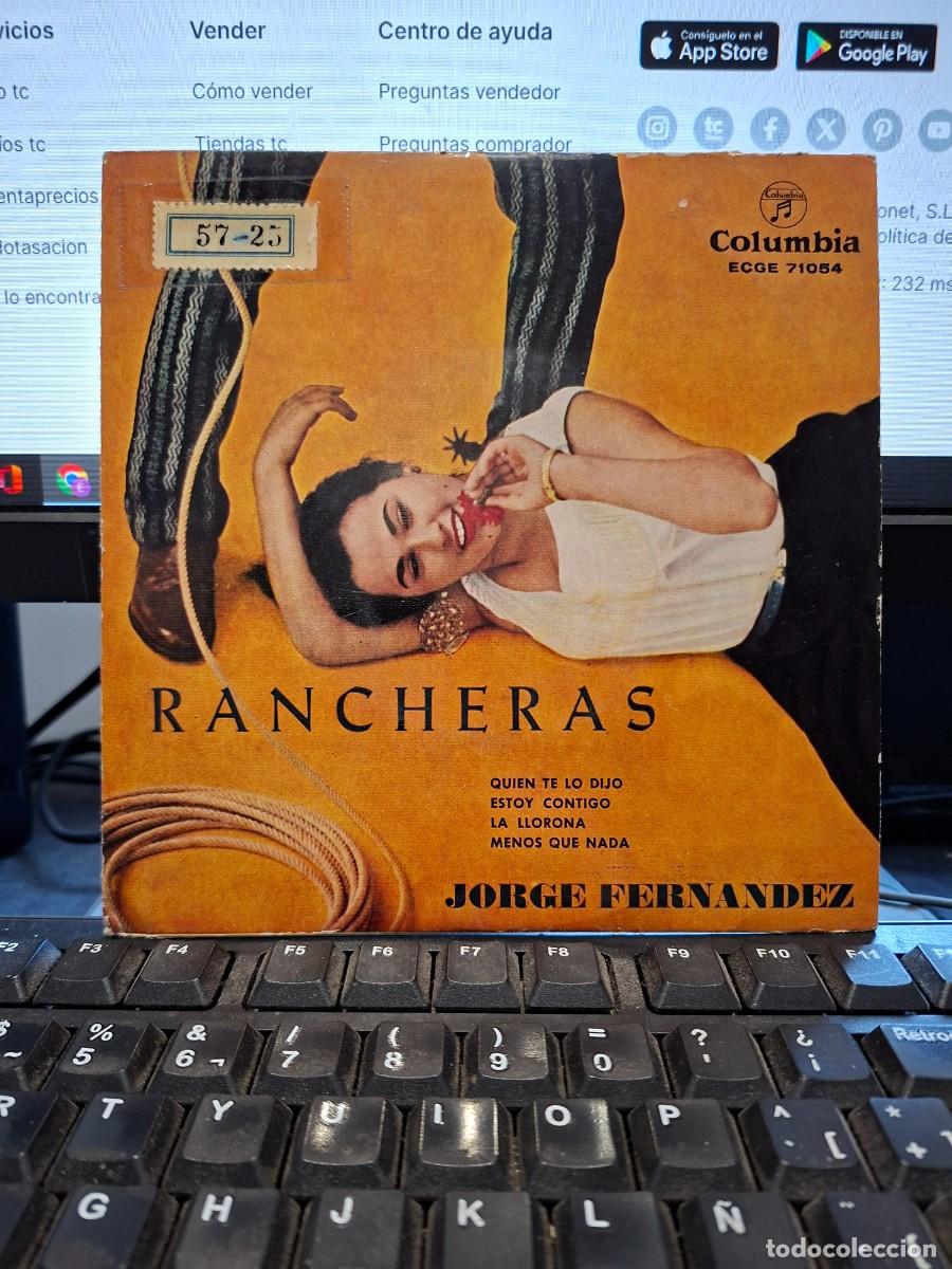 Discos de vinilo: JORGE FERNANDEZ - QUIEN TE LO DIJO - EP DE VINILO - C-63