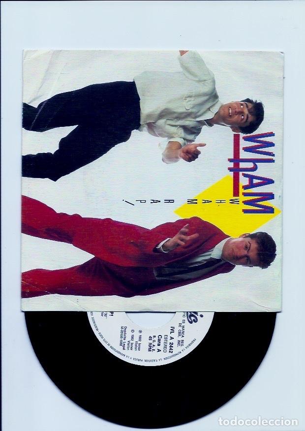 Discos de vinilo: WHAM. Wham rap (vinilo single promocional 1982)