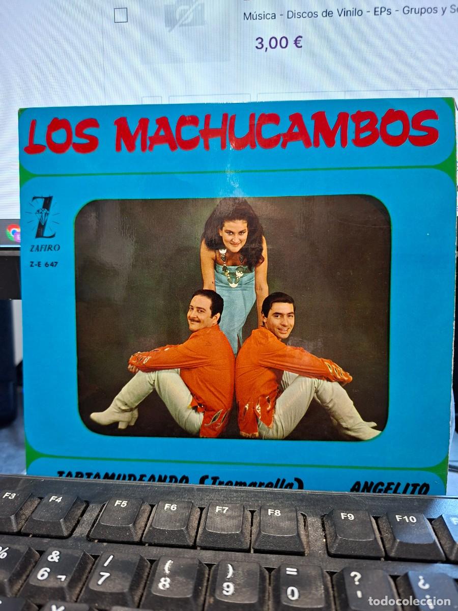 Discos de vinilo: LOS MACHUCAMBOS - TARTAMUDEANDO - EP DE VINILO - C-63