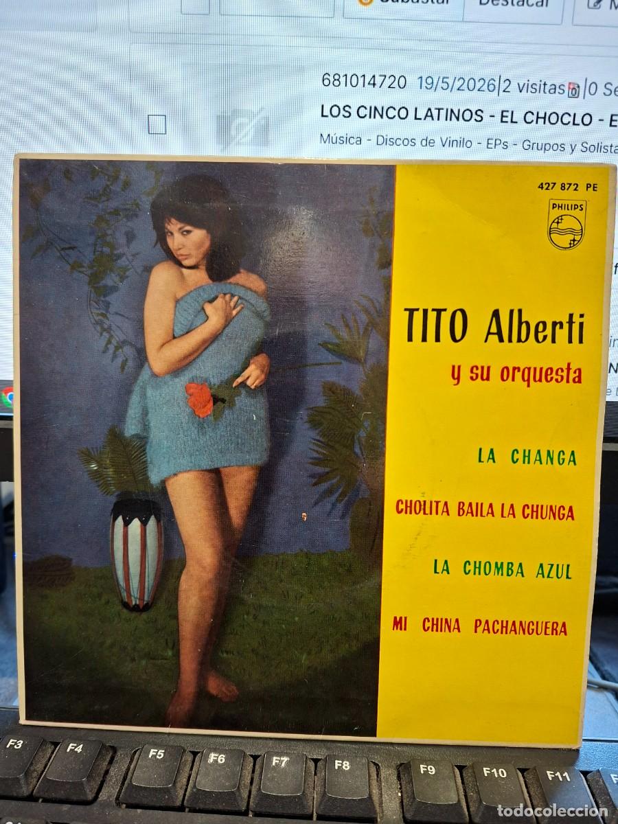 Discos de vinilo: TITO ALBERTI Y SU ORQUESTA - LA CHANGA - EP DE VINILO - C-63