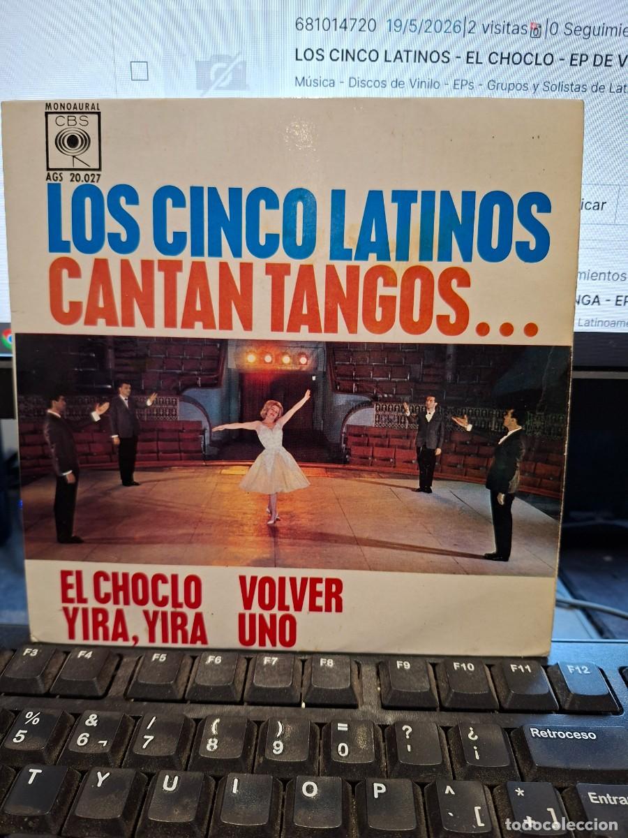 Discos de vinilo: LOS CINCO LATINOS - EL CHOCLO - EP DE VINILO - C-63