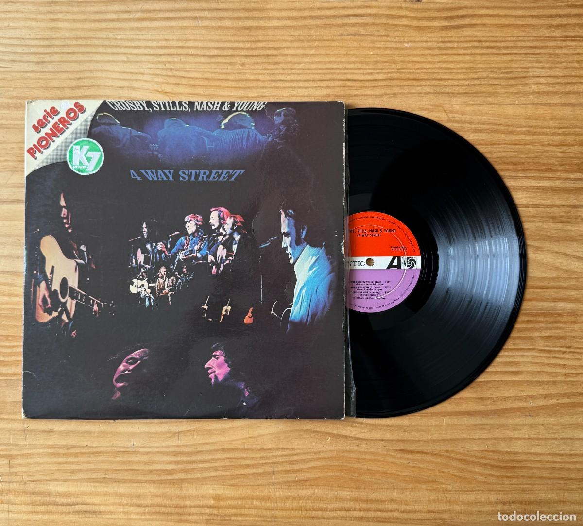 Discos de vinilo: Crosby, Stills, Nash & Young - 4 Way Street. Spain 1978