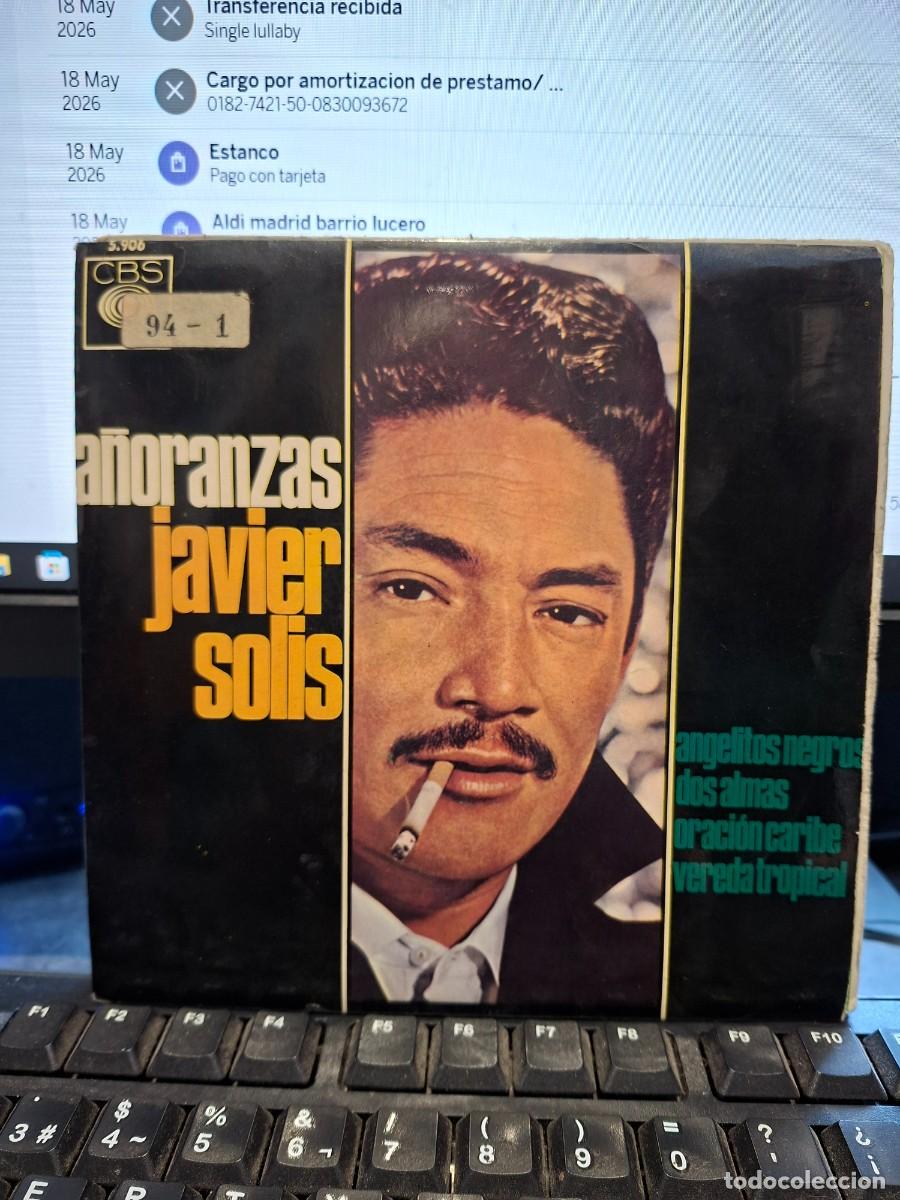 Discos de vinilo: JAVIER SOLIS - ANGELITOS NEGROS - EP DE VINILO - C-63