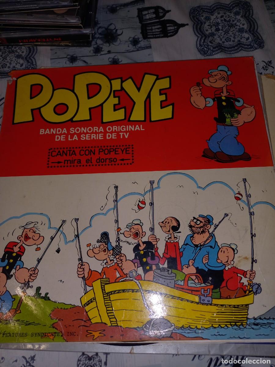 Discos de vinilo: POPEYE - BANDA SONORA ORIGINAL DE LA SERIE DE TV -RARO LP VINILO 1980