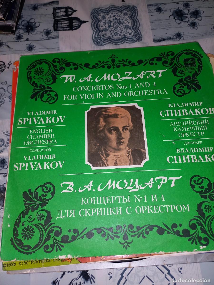 Discos de vinilo: MOZART - CONCERTOS NOS 1 AND 4 - FOR VIOLIN AND ORCHESTRA - LP