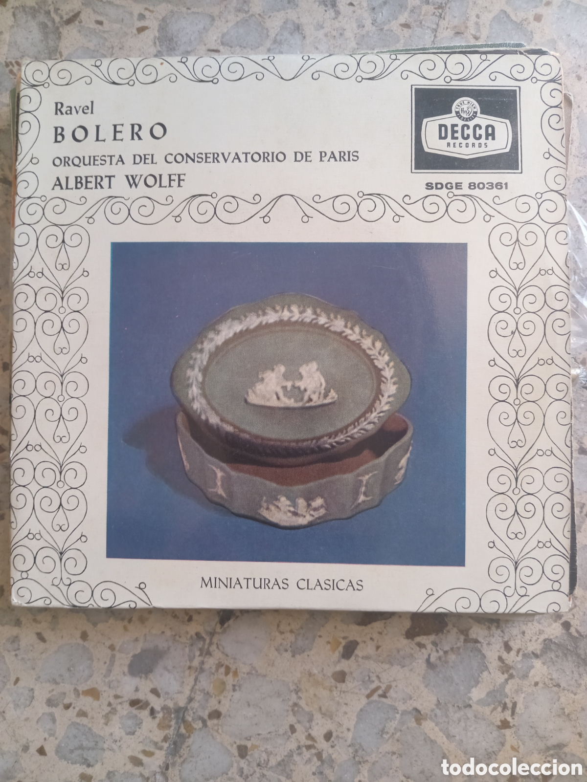 Discos de vinilo: SGL RAVEL BOLERO ALBERT WOLFF 1960