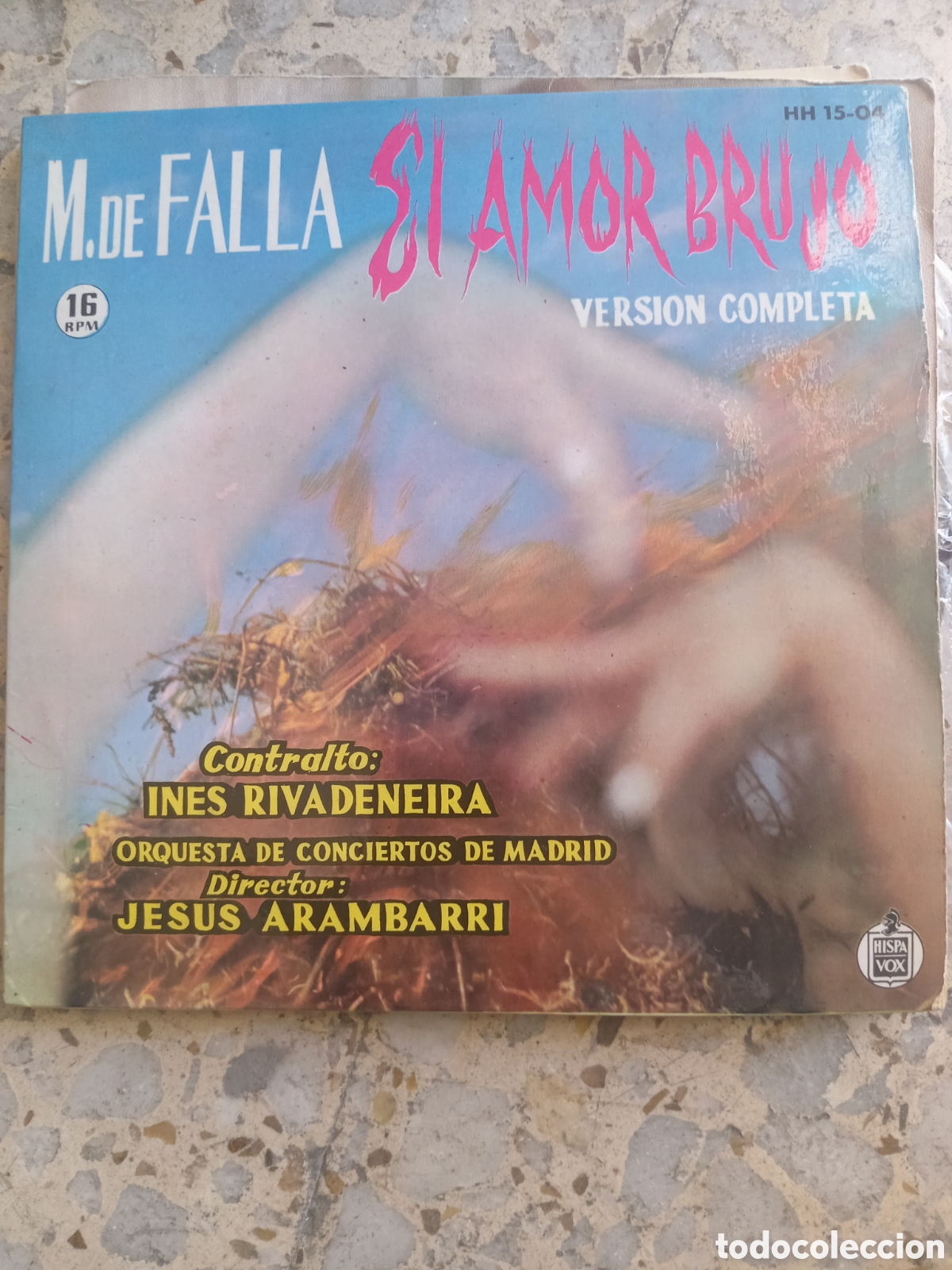 Discos de vinil: EP FALLA AMOR BRUJO INES RIVADENEIRA JESUS ARAMBARRI 1961