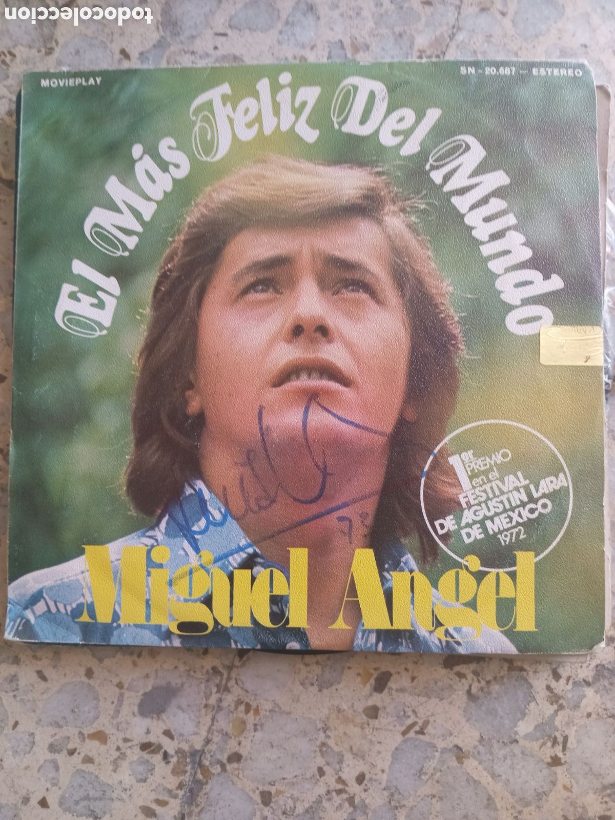 Discos de vinilo: SGL MIGUEL ANGEL EL MAS FELIZ DEL MUNDO 1972