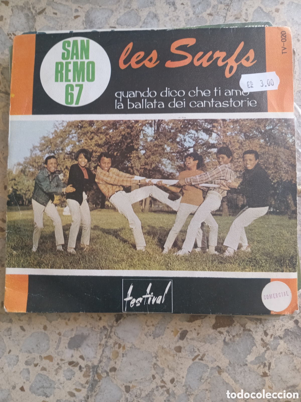 Discos de vinilo: SGL LES SURFS QUANDO DICO CHE TI AMO 1967