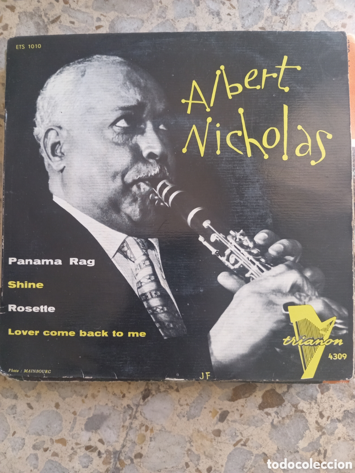 Discos de vinilo: EP ALBERT NICHOLAS PANAMA RAG 1959 FRANCIA