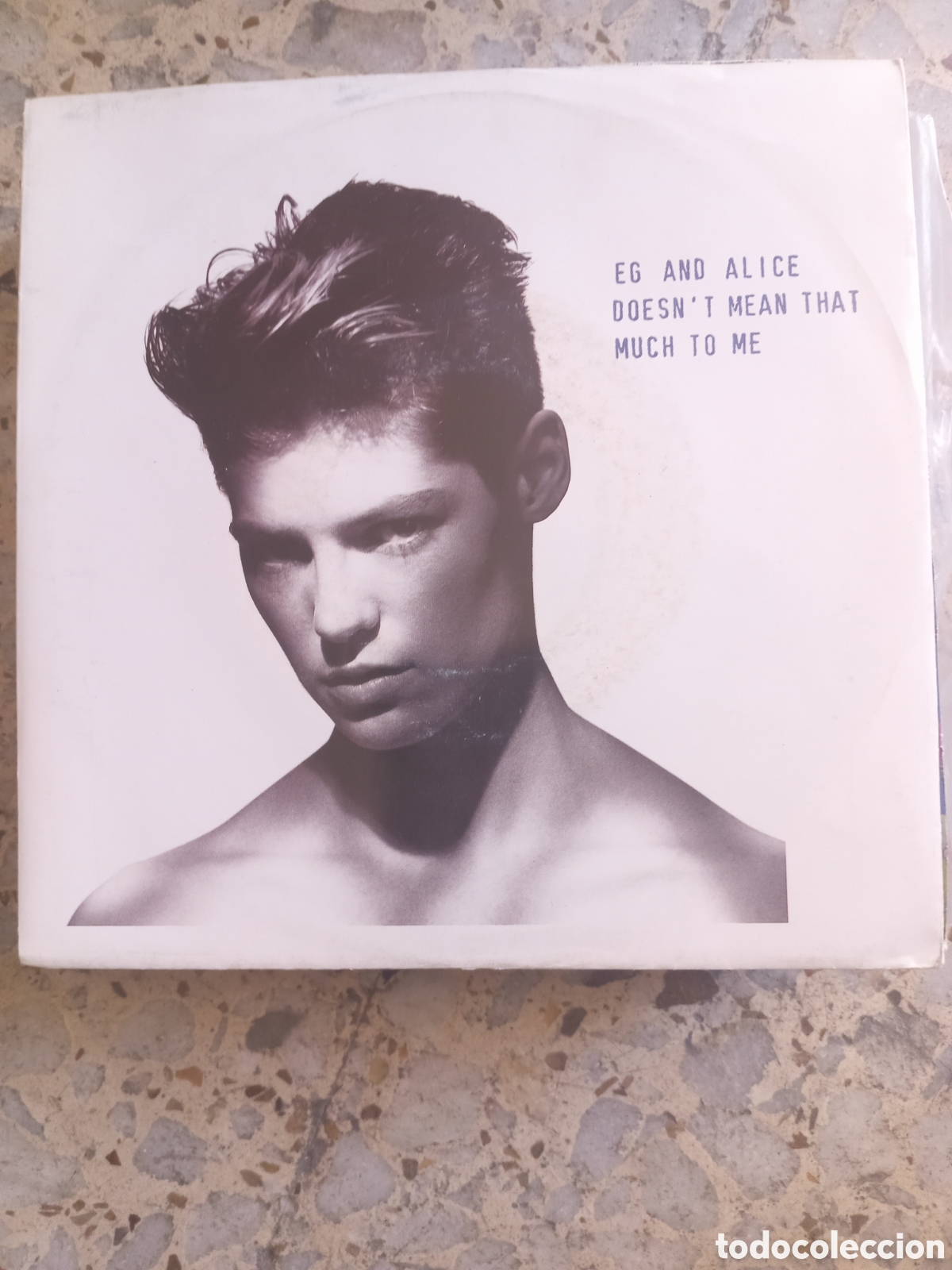 Discos de vinilo: SGL EG AND ALICE DOESN&acute;T MEAN THET MUCH TO ME 1991