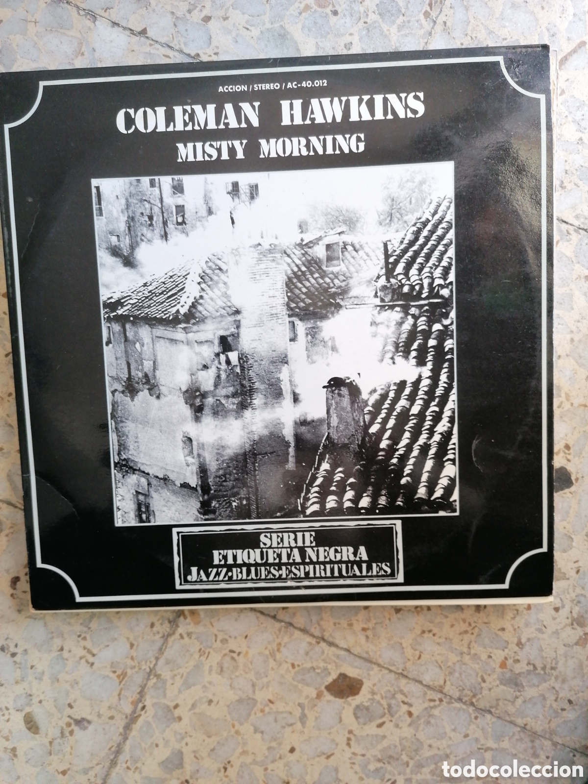 Discos de vinilo: LP COLEMAN HAWKINS MISTY MORNING SERIE ETIQUETA NEGRA 1973