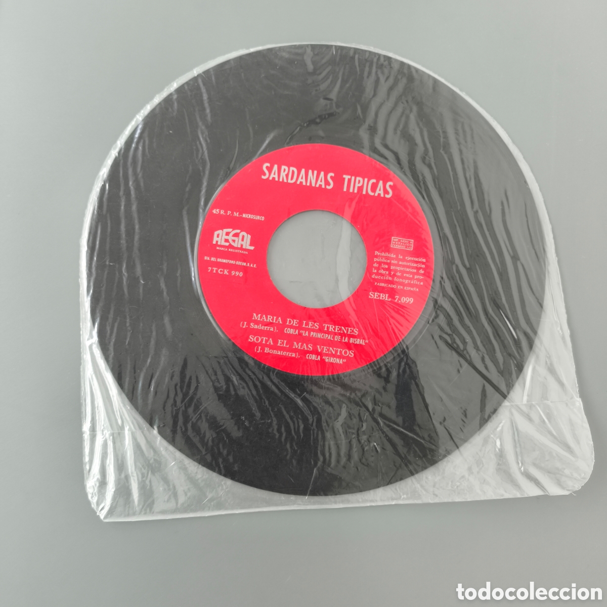 Discos de vinilo: Vinilo EP Sardanas T&iacute;picas - Foto 3