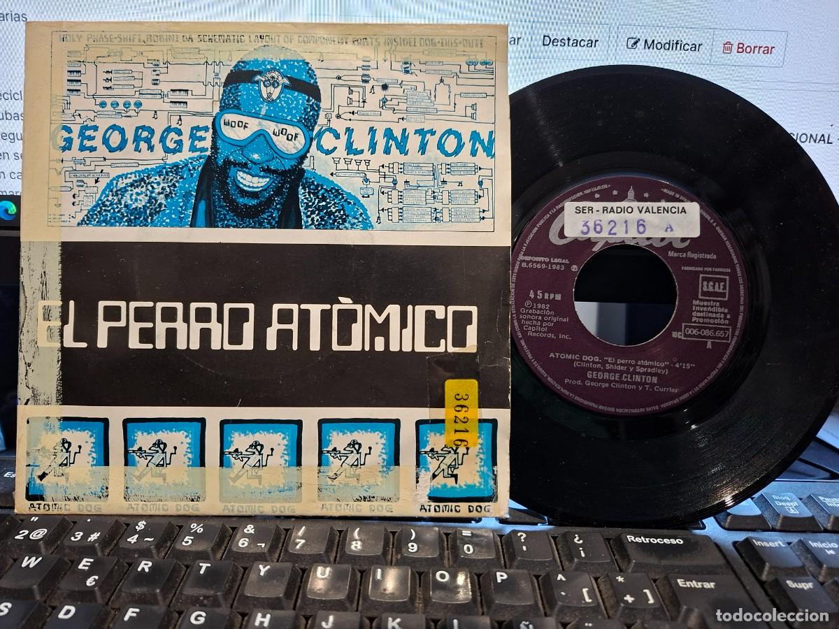 Discos de vinilo: GEORGE CLINTON - ATOMIC DOG - SINGLE DE VINILO PROMOCIONAL - C-63