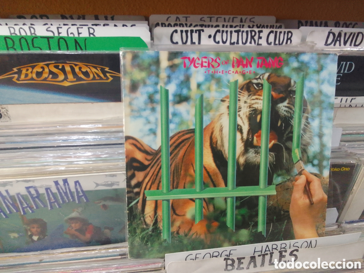 Discos de vinilo: The cage,tygers of pan tang