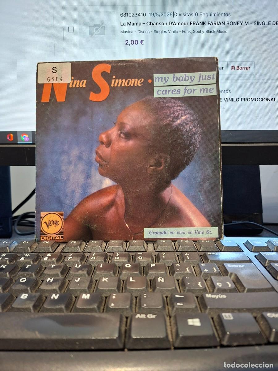Discos de vinilo: NINA SIMONE - MY BABY JUST CARES FOR ME / SUGAR IN MY BOWL - SINGLE DE VINILO - C-63