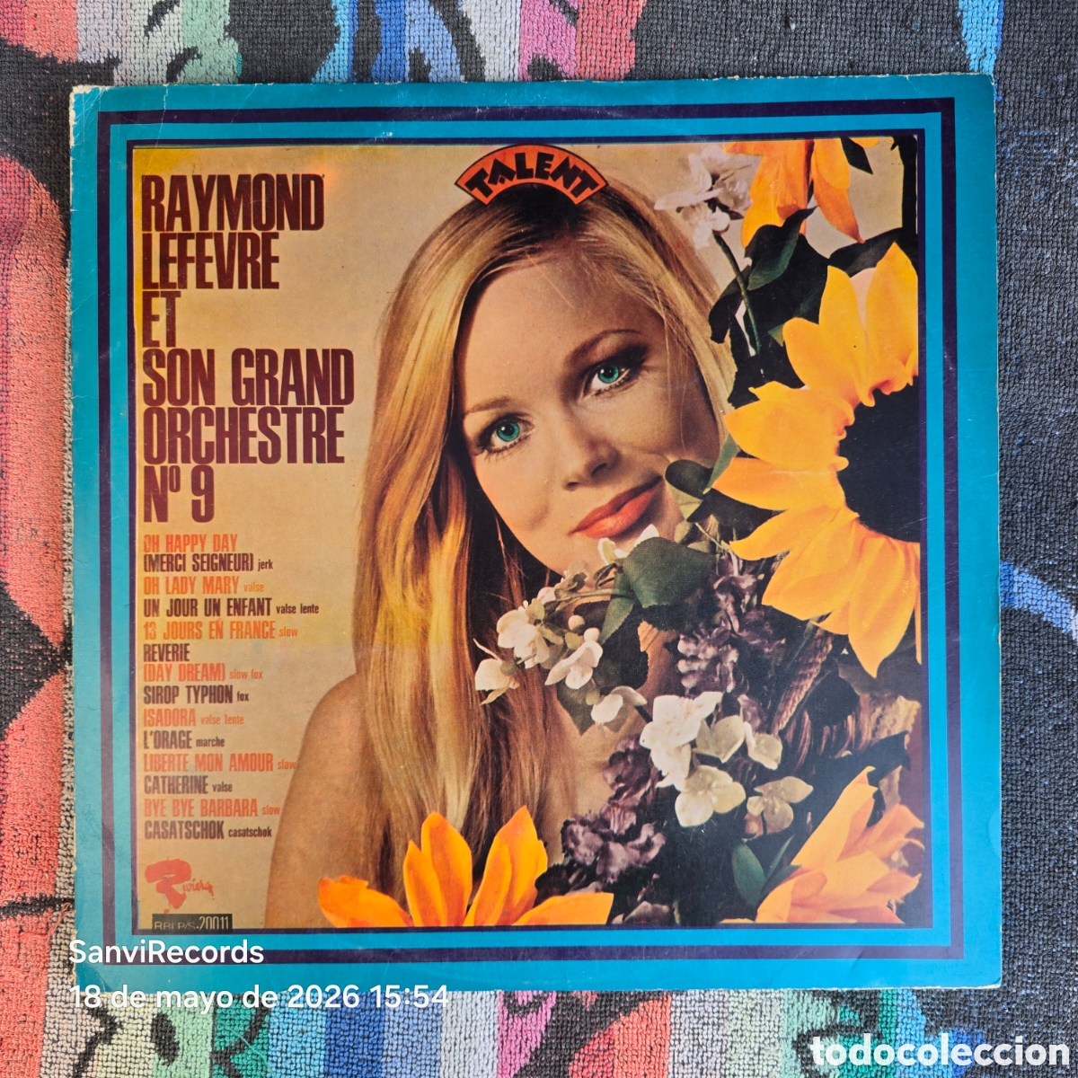 Discos de vinilo: [LP] RAYMOND LEF&Egrave;VRE ET SON GRAND ORCHESTRE N&deg; 9 (RIVIERA) (1969)