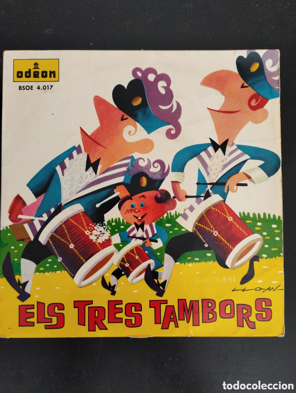 Discos de vinilo: Els Tres Tambors. Conte. Vinilo, 7&rdquo;, 45 RPM, Single, Reissue