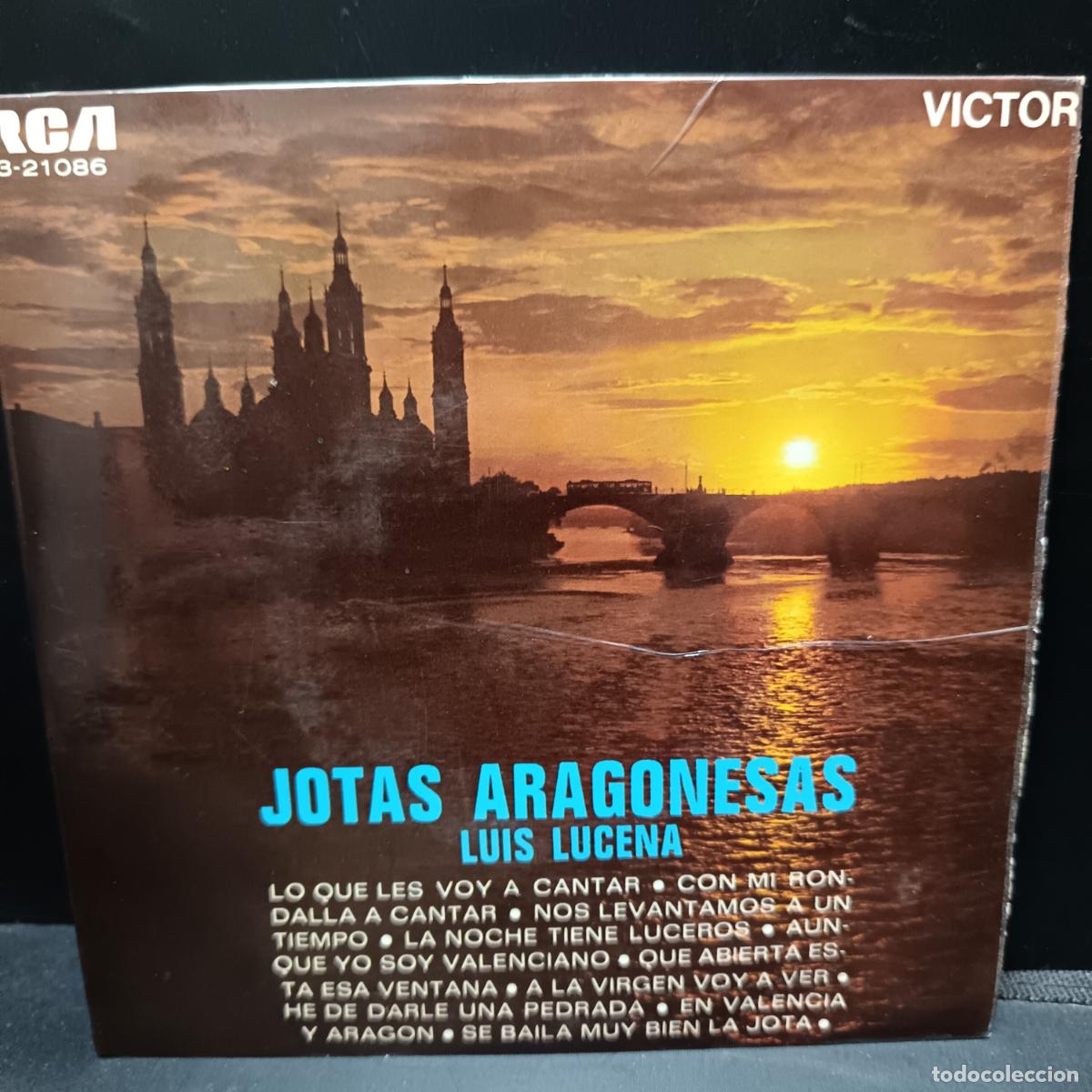 Discos de vinilo: Luis Lucena, Jotas Aragonesas EP 1969