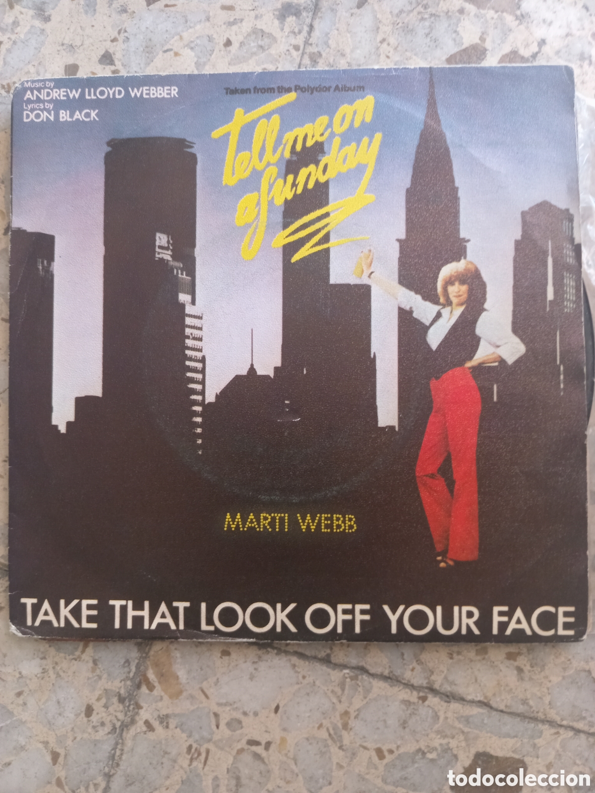 Discos de vinilo: SGL MARTI WEBB TAKE THAT LOOK OF YOUR FACE 1980 UK