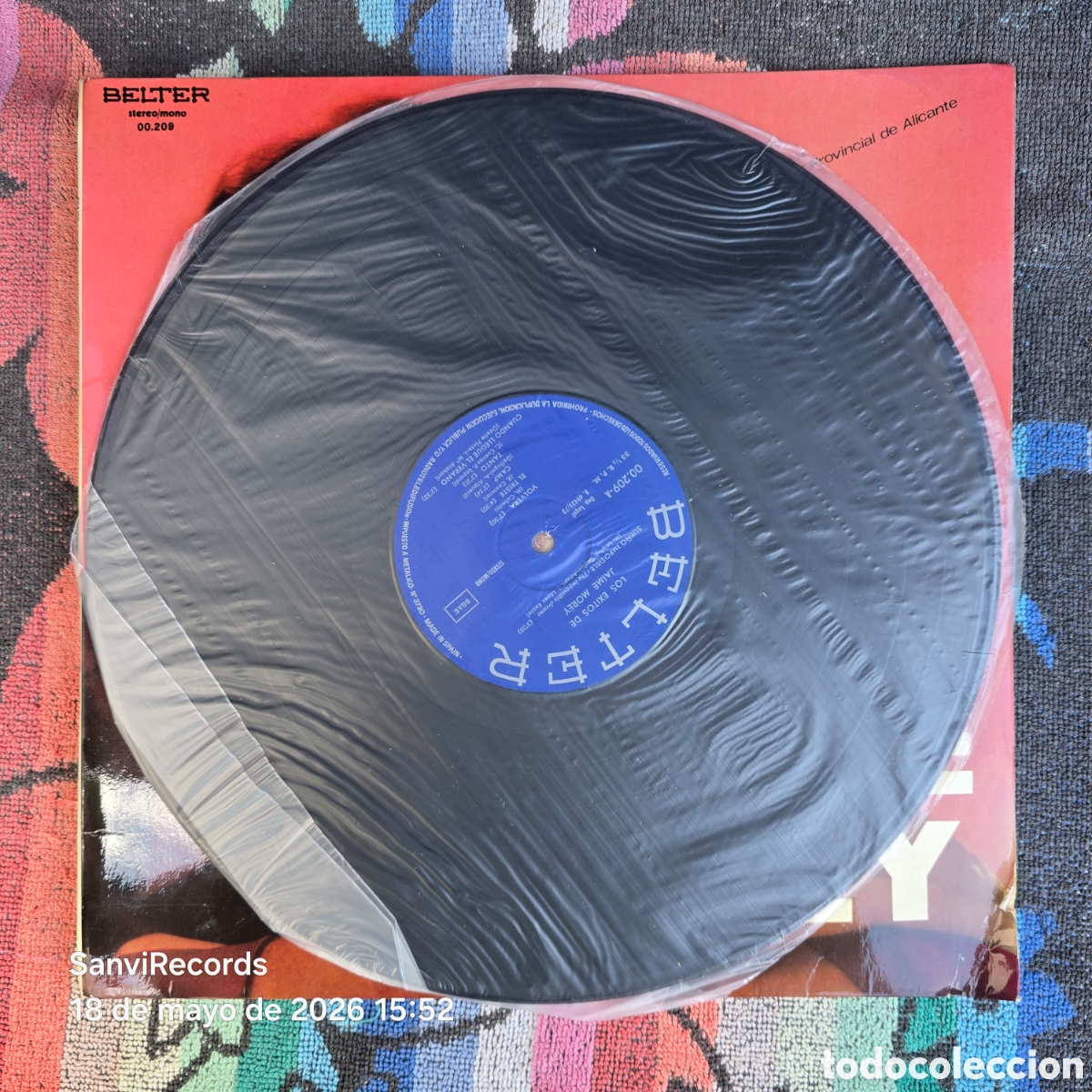 Discos de vinilo: [LP] LOS EXITOS DE JAIME MOREY (BELTER) (1973) - Foto 2