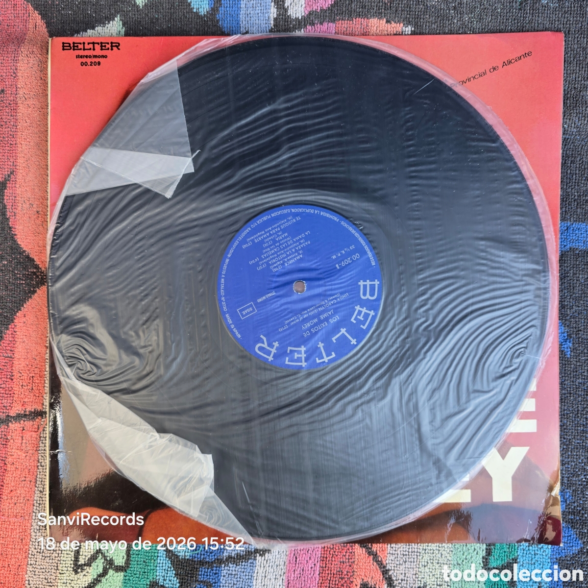 Discos de vinilo: [LP] LOS EXITOS DE JAIME MOREY (BELTER) (1973) - Foto 3