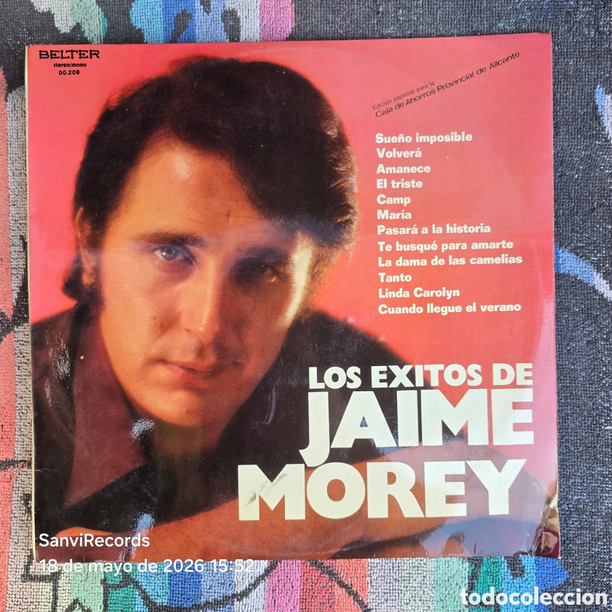 Discos de vinilo: [LP] LOS EXITOS DE JAIME MOREY (BELTER) (1973)