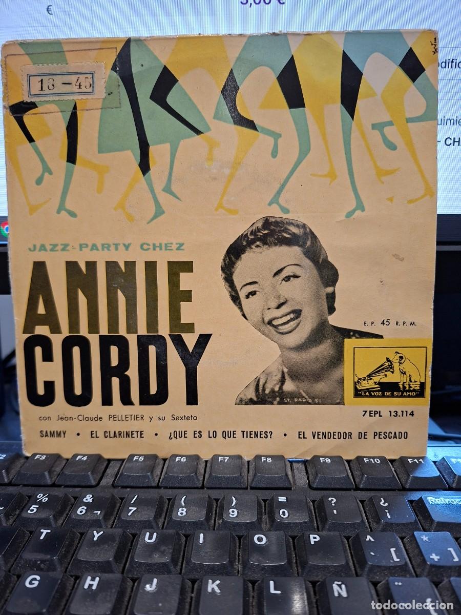 Discos de vinilo: ANNIE CORDY - SAMMY - EP DE VINILO - C-63
