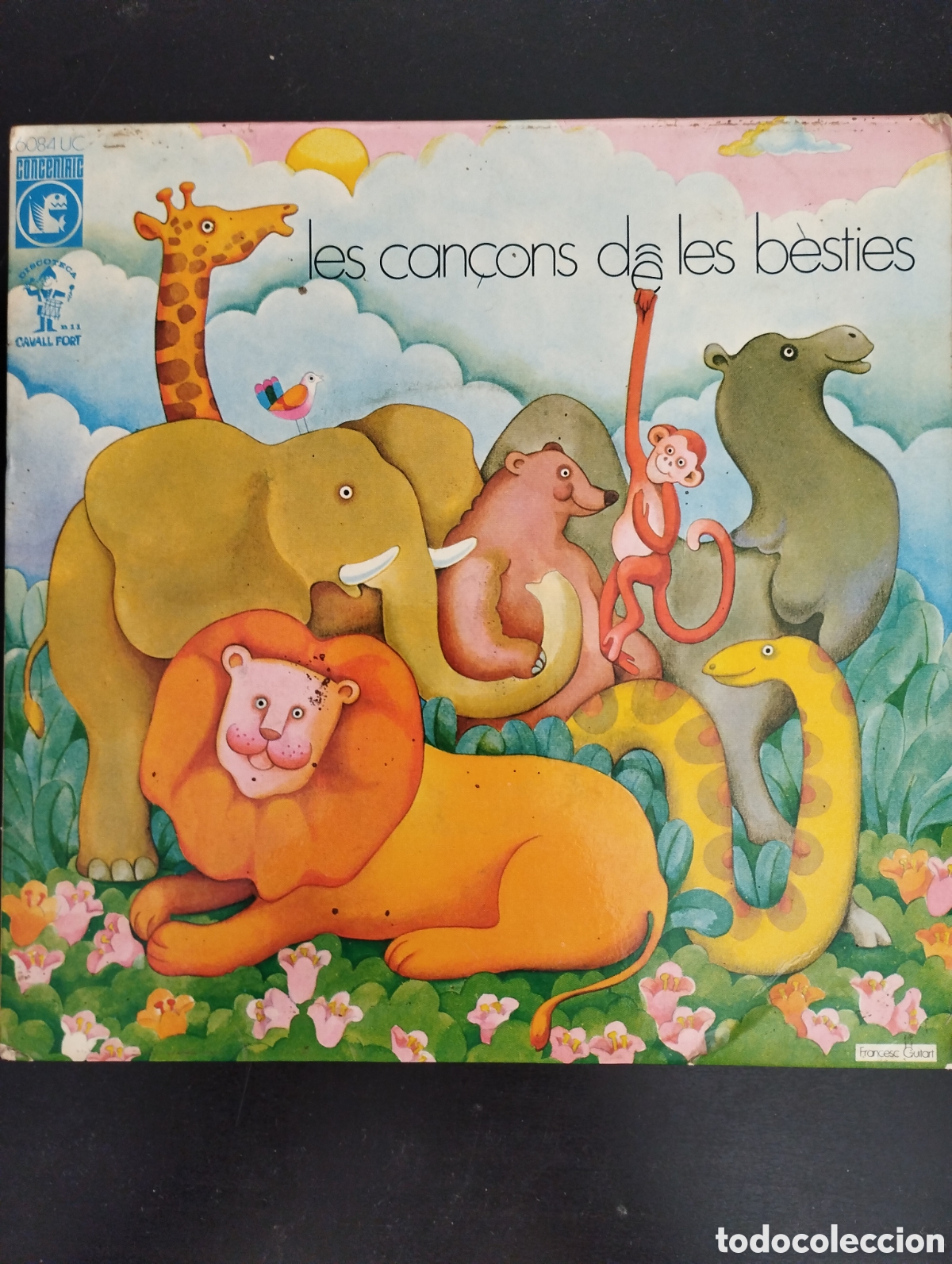 Discos de vinilo: Josep M. Espin&agrave;s Francesc Burrull &ndash; Les Can&ccedil;ons De Les B&egrave;sties. 1970. Vinil, 7&rdquo;, 45 RPM, EP. Cavall