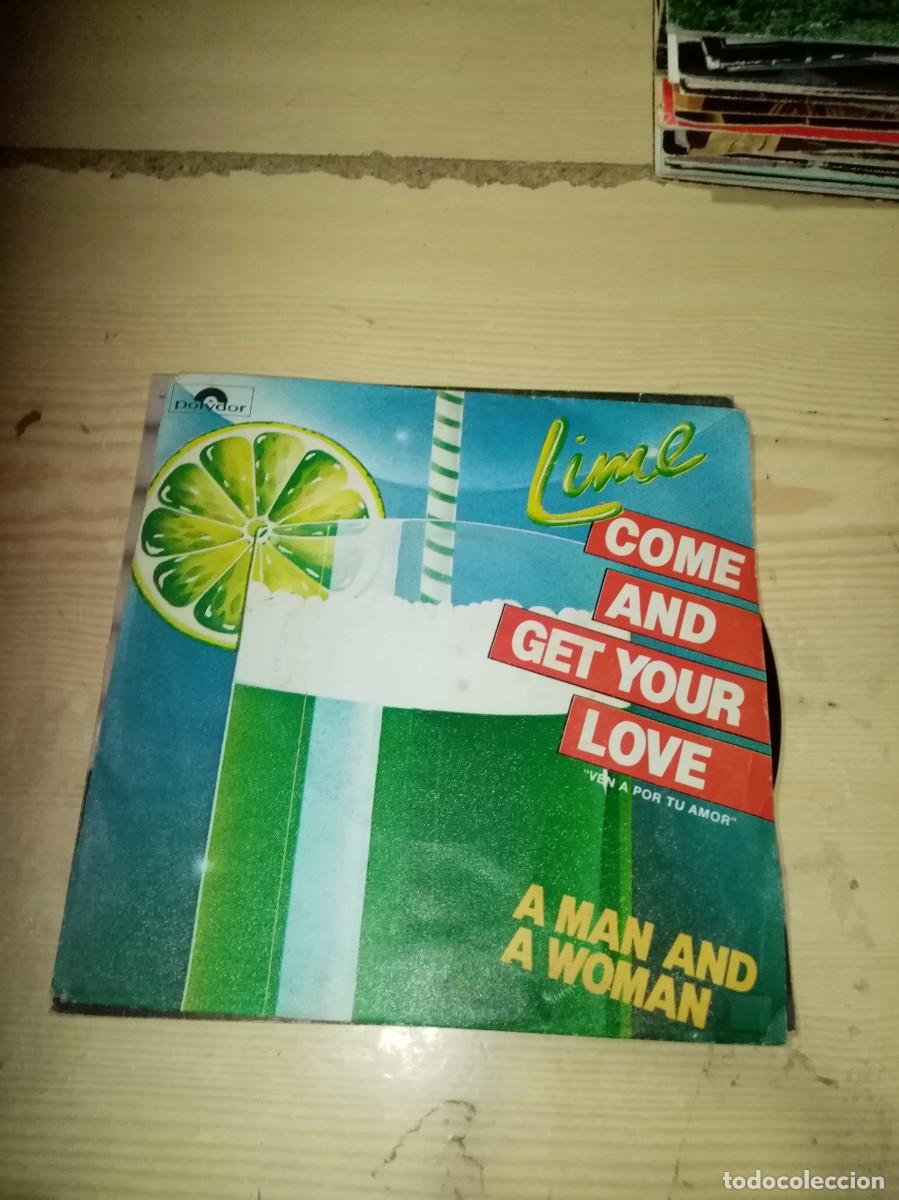 Discos de vinilo: LIME. COME AND GET YOUR LOVE. A MAN AND A WOMAN. C2V