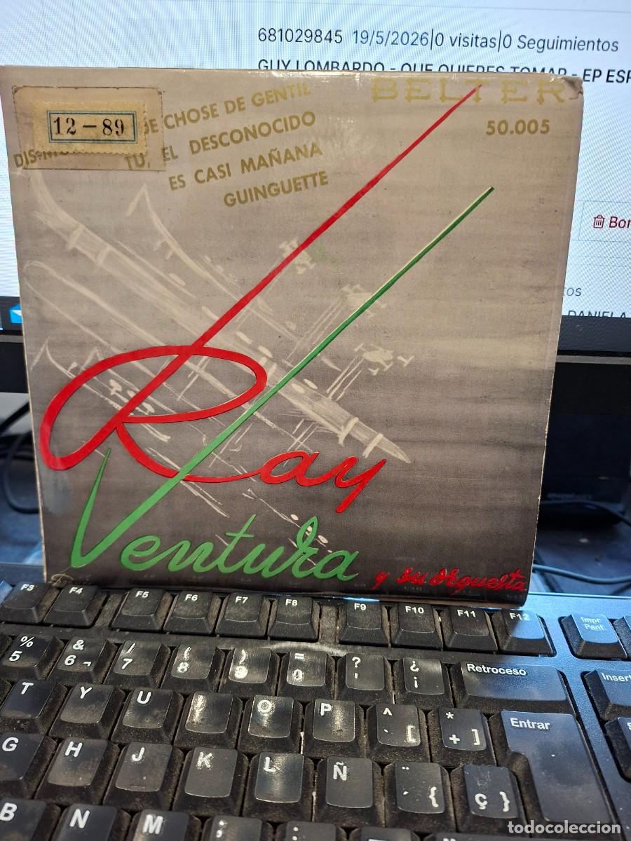 Discos de vinilo: RAY VENTURA Y SU ORQUESTA - DIS MOI QUELQUE CHOSE DE GENTIL - EP DE VINILO - C-63