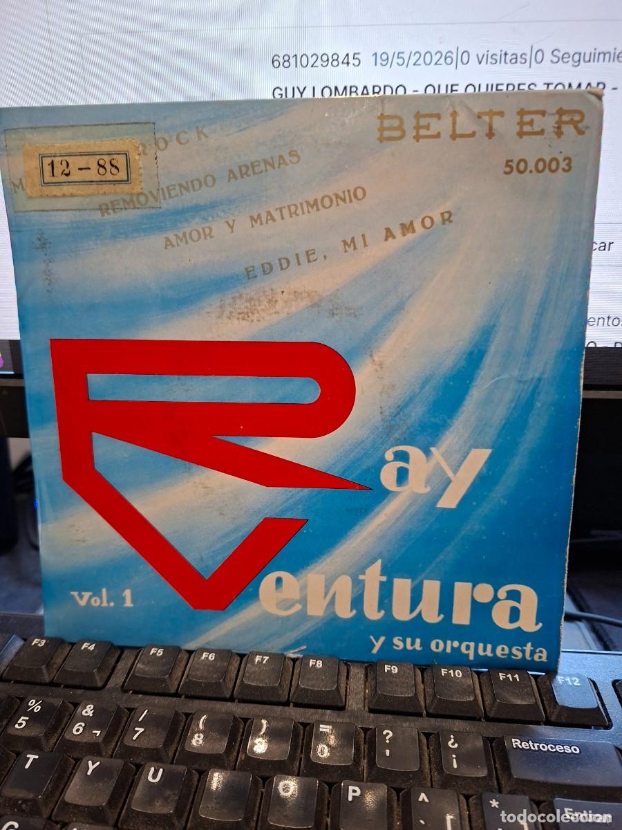 Discos de vinilo: RAY VENTURA Y SU ORQUESTA - MU&Ntilde;ECA ROCK - EP DE VINILO - C-63