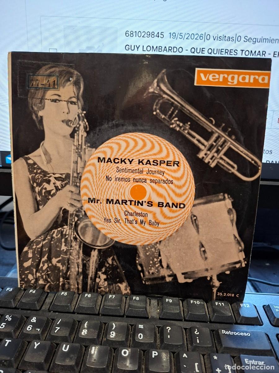 Discos de vinilo: MACKY KASPER / Mr MARTIN'S BAND - CHARLESTON - EP DE VINILO - C-63