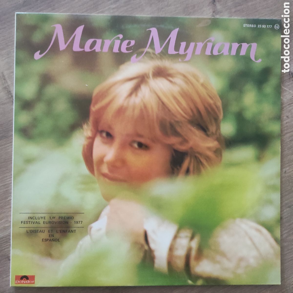 Discos de vinilo: Marie Myriam &ndash; &Aacute;lbum Polydor 1977 (Incluye &ldquo;L&rsquo;Oiseau et l&rsquo;Enfant&rdquo; en espa&ntilde;ol)