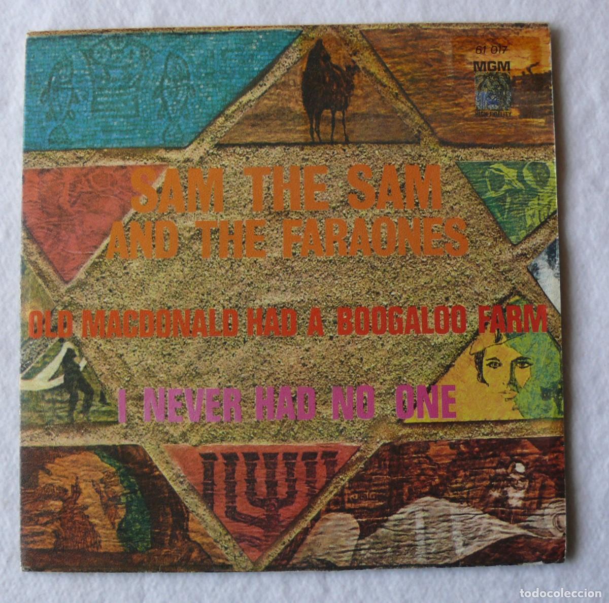 Discos de vinilo: Sam The Sam And The Faraones - Old Macdonald had a boogaloo farm - single 45 rpm