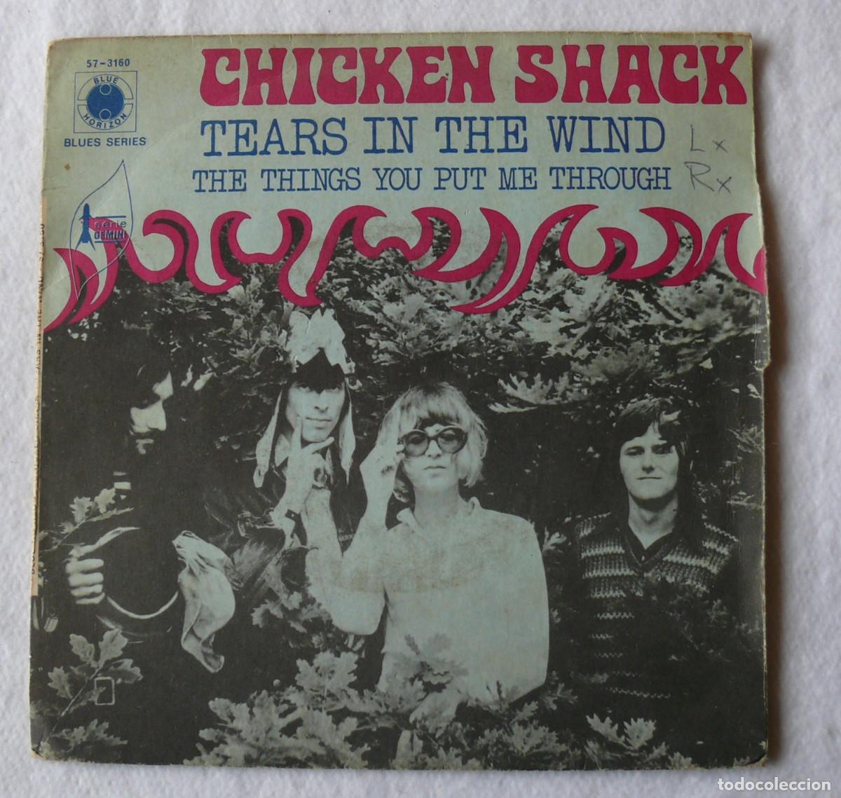 Discos de vinilo: Chiken Shack - Tears in the wind - single 45 rpm