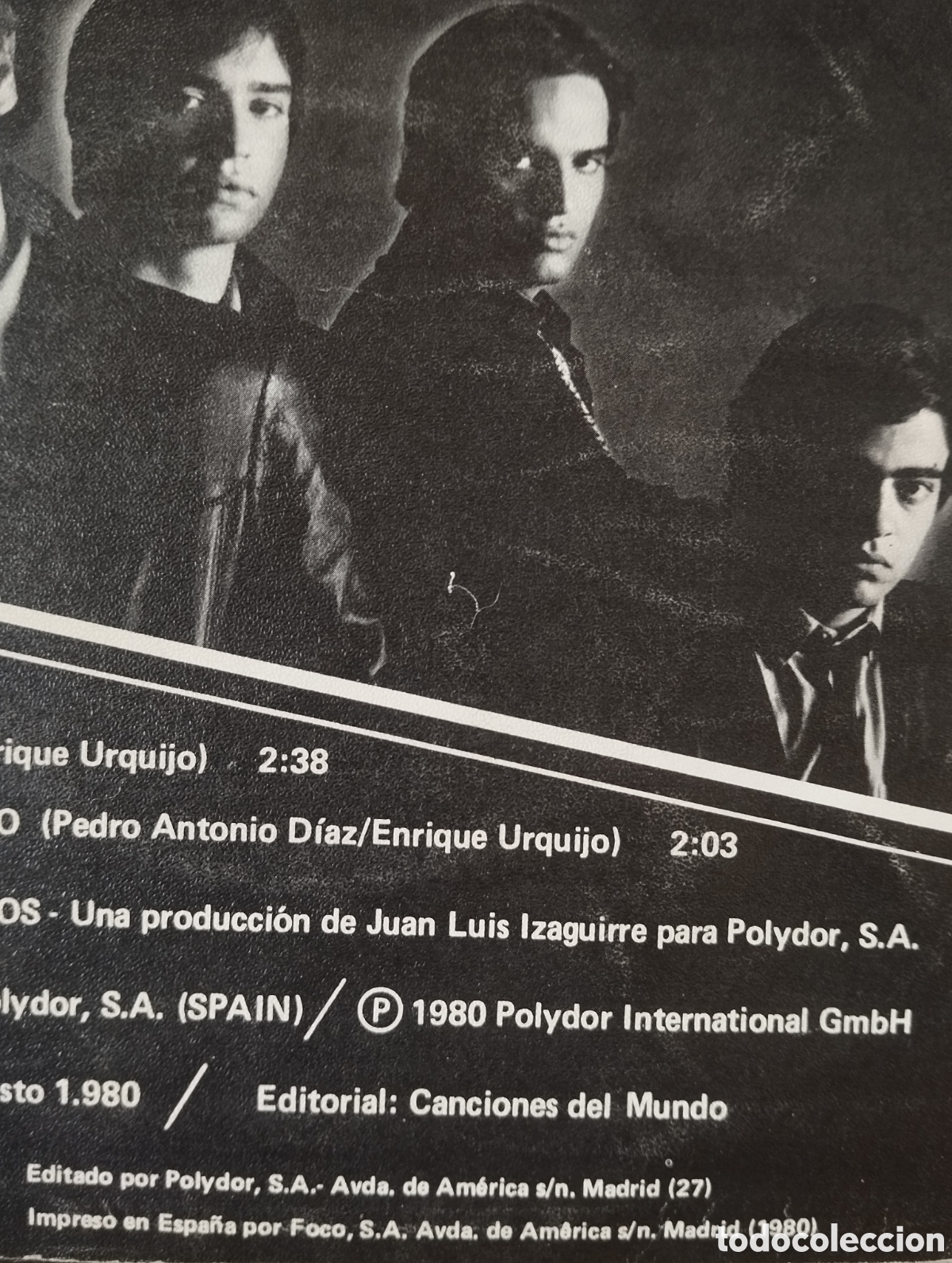 Discos de vinilo: Los Secretos - D&eacute;jame - single - Foto 4