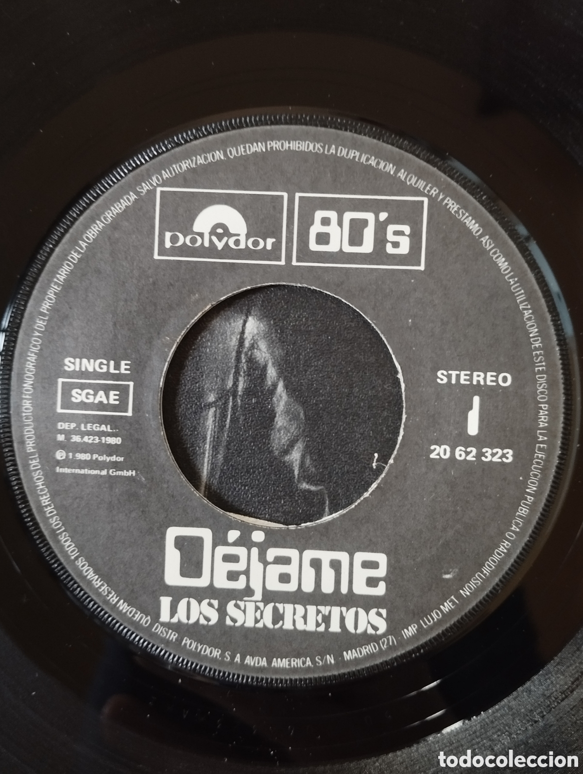 Discos de vinilo: Los Secretos - D&eacute;jame - single - Foto 6