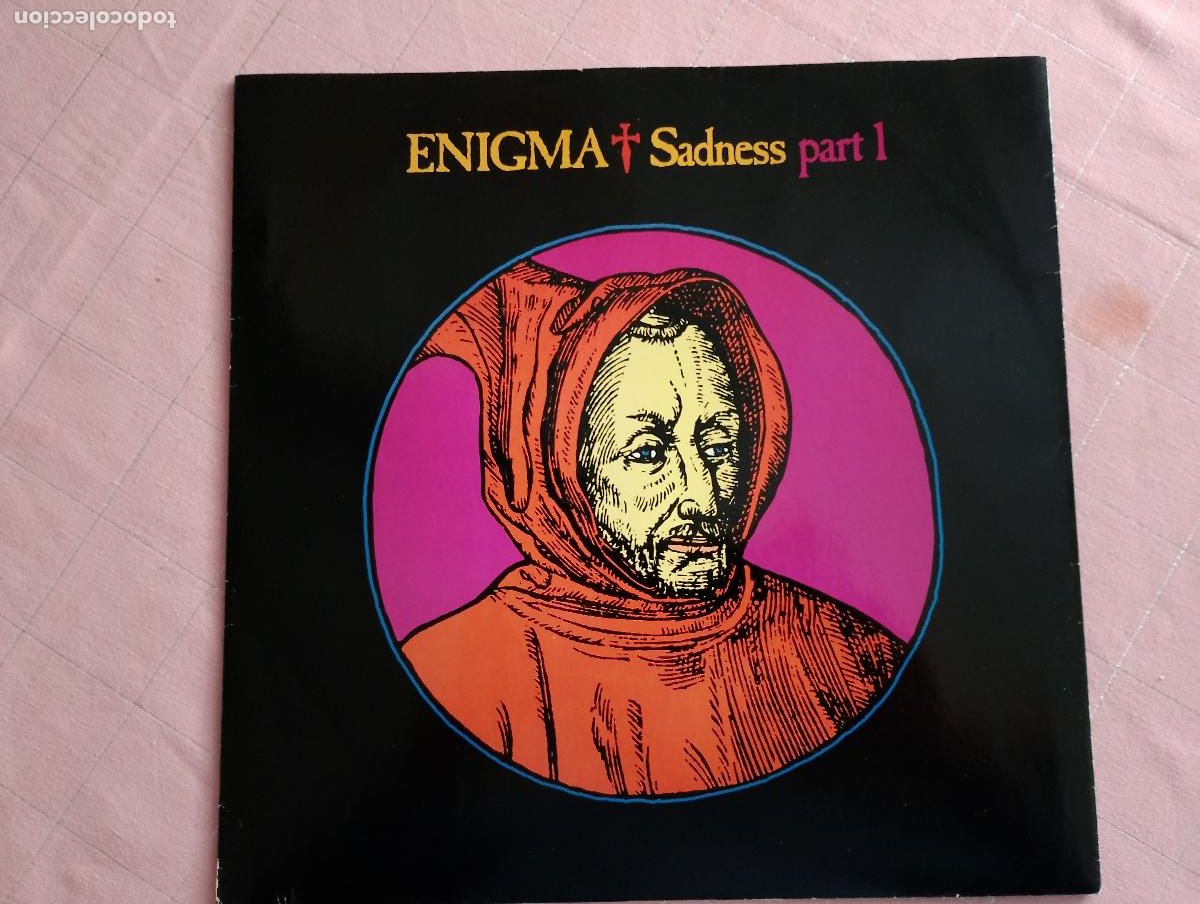 Discos de vinilo: Enigma &lrm;&ndash; Sadness Part 1 Downtempo, Ambient,1990 UK