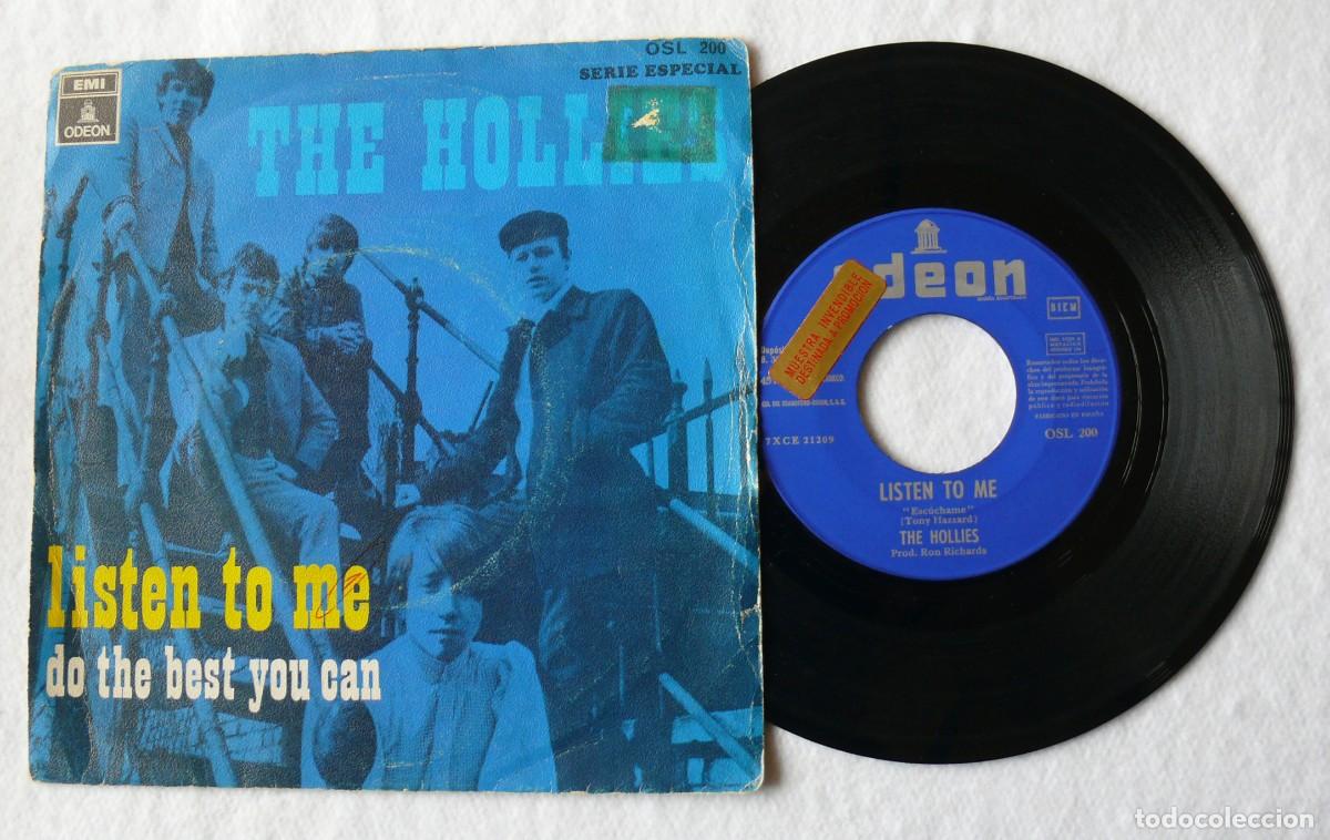 Discos de vinilo: The Hollies - Listen to me - single 45 rpm