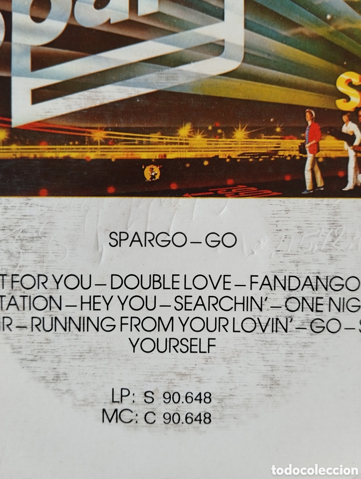 Discos de vinilo: Spargo - Just for you - single - Foto 3