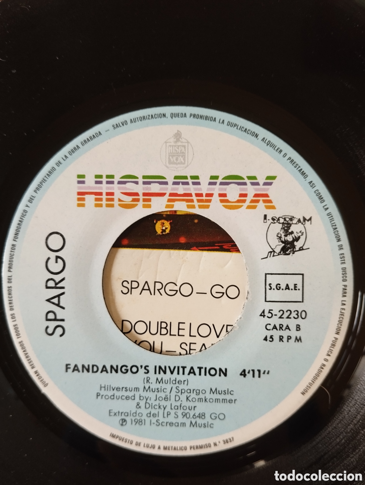 Discos de vinilo: Spargo - Just for you - single - Foto 6