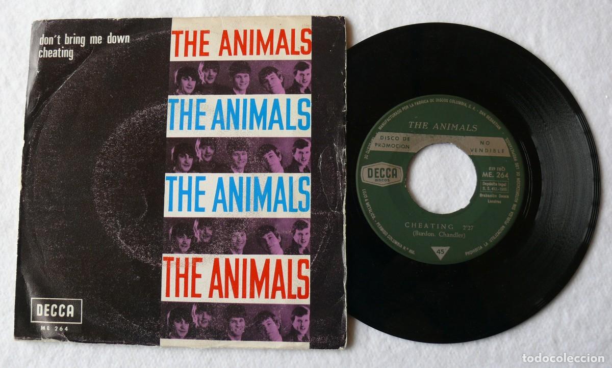 Discos de vinilo: The Animals - Don't bring me down - Cheating - single 45 rpm