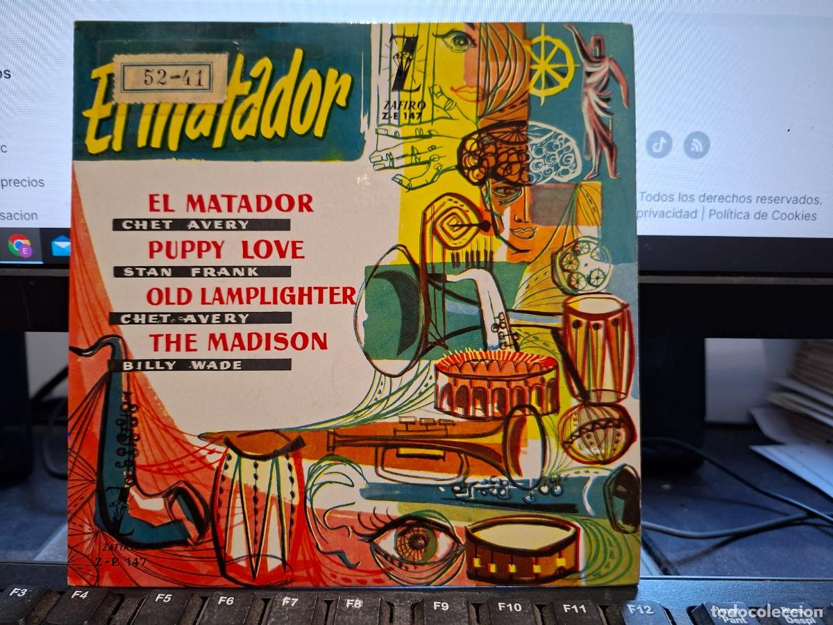 Discos de vinilo: BILLY WADE, CHET AVERY, STAN FRANK - EL MATADOR - EP ESPA&Ntilde;OL DE VINILO DE 1963 - C-63