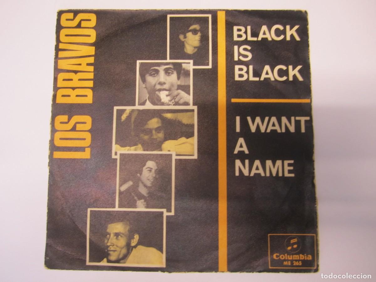 Discos de vinilo: disco vinilo single los bravos black is black