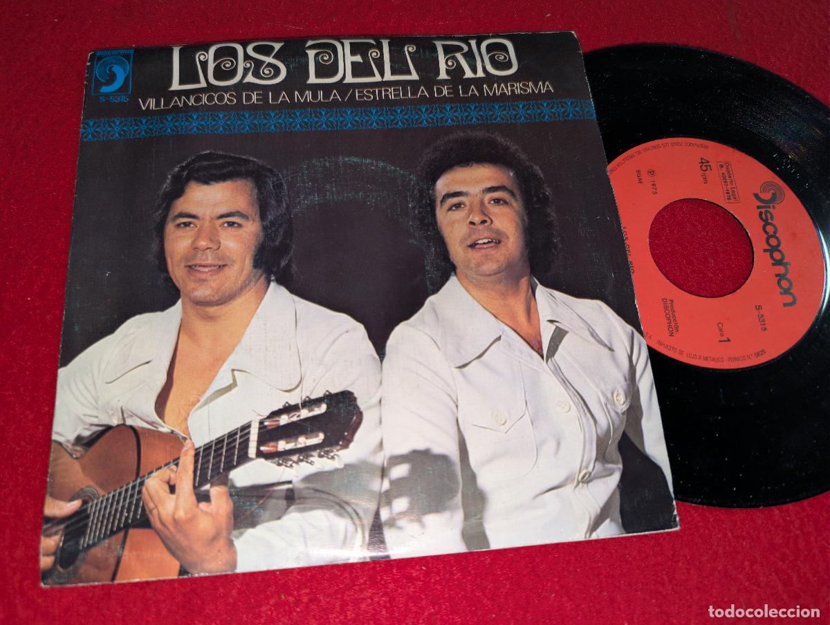 Discos de vinilo: LOS DEL RIO Villancicos de la mula/Estrella de la marisma 7'' SINGLE 1975 Discophon