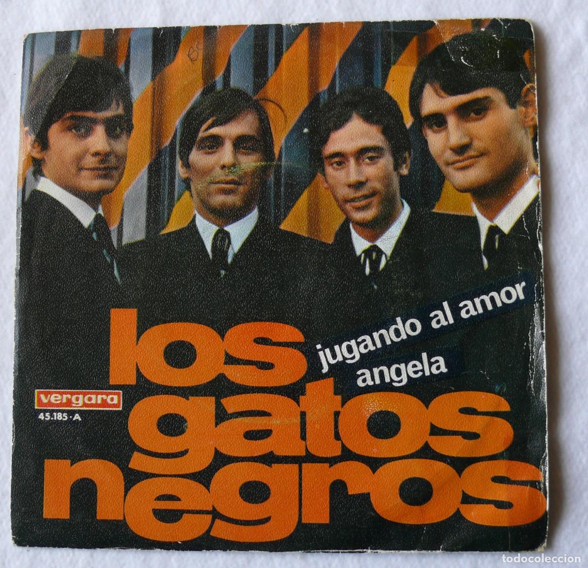 Discos de vinilo: Los Gatos Negros - Jugando al amor - single 45 rpm
