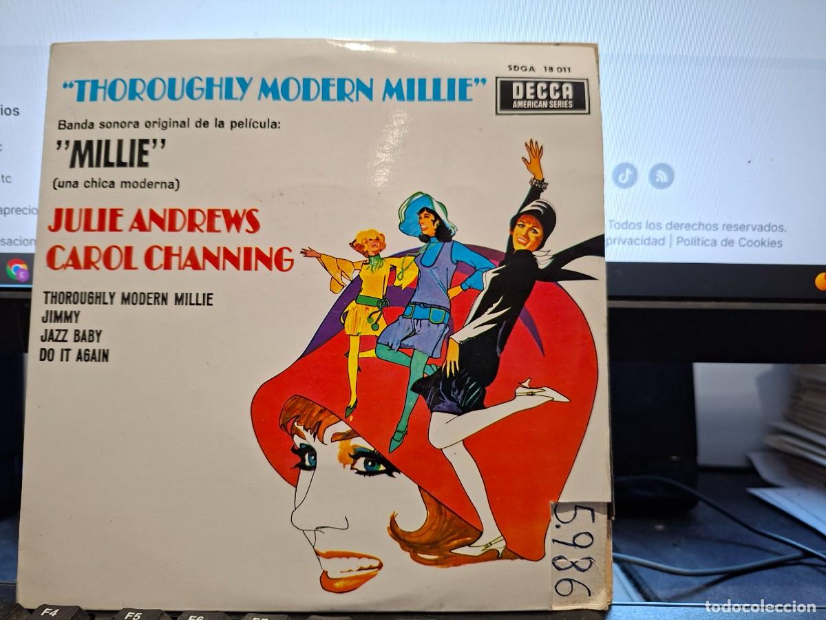 Discos de vinilo: JULIE ANDREWS - BSO MILLIE UNA CHICA MODERNA - EP ESPA&Ntilde;OL DE VINILO - C-63